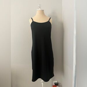 Athleta Black Slip Dress